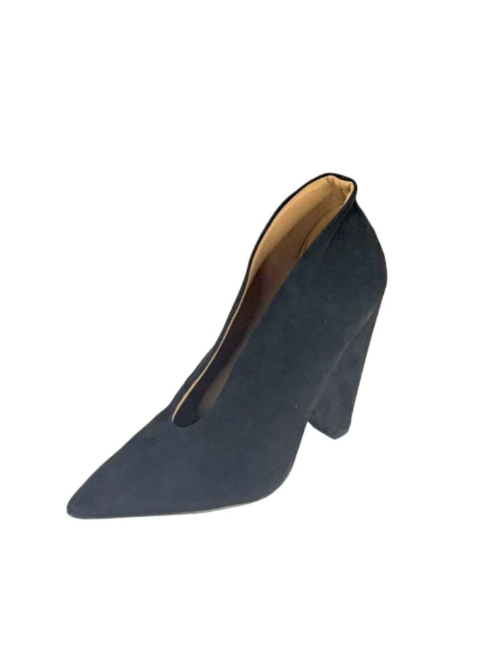 Qupid Wiley-04 Women's Black Pointed Toe High Heel Pumps